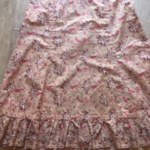 Gap Floral Skirt size 4